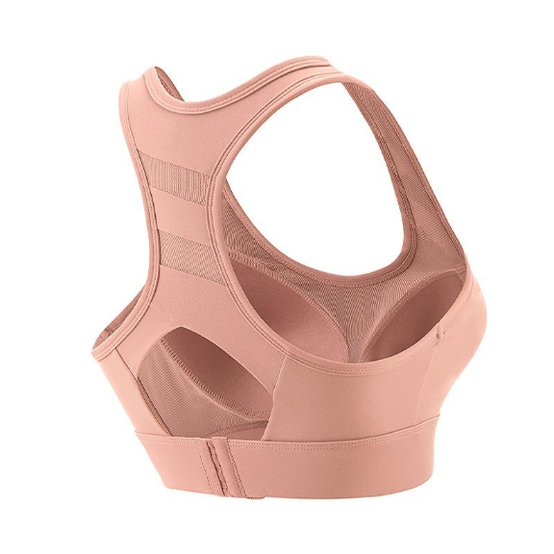 Women's High-Strength Shockproof Anti-Sagging Sports Bra, Integrated Push Up Fitness Vest for Yoga Running Skipping