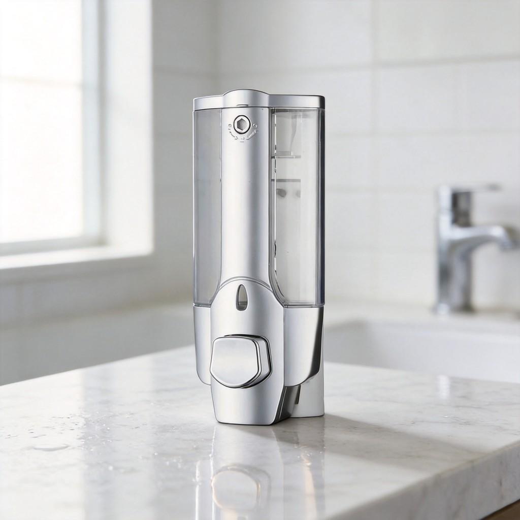 Hotel Bathroom Lockable Soap Dispenser With Hand Press For Commercial Use