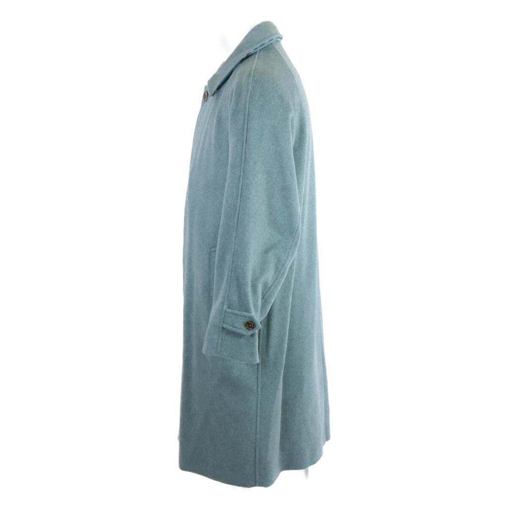 Burberry [/Domestic Regular] 4056805 Cashmere100% Soutien Collar Coat 48 greenUsed