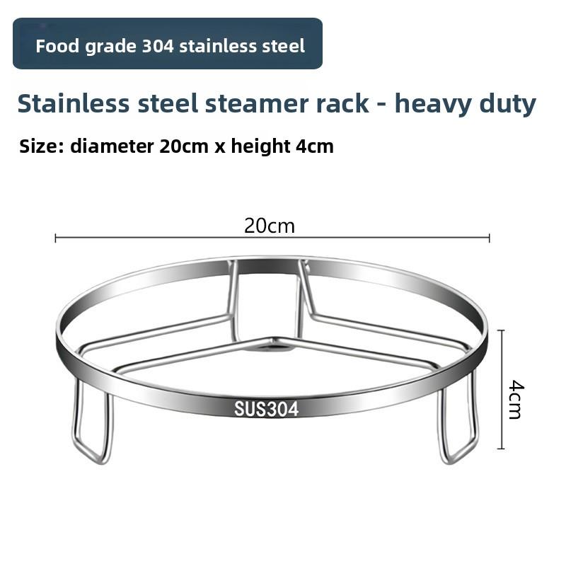 Edelstahl Topfgestell, Dämpfergestell, Topfuntersetzer, Küchenaufbewahrungsregal, Verdickte Wärmeisolierhalterung, Verdicktes Verbrühschutz-Dämpfergestell