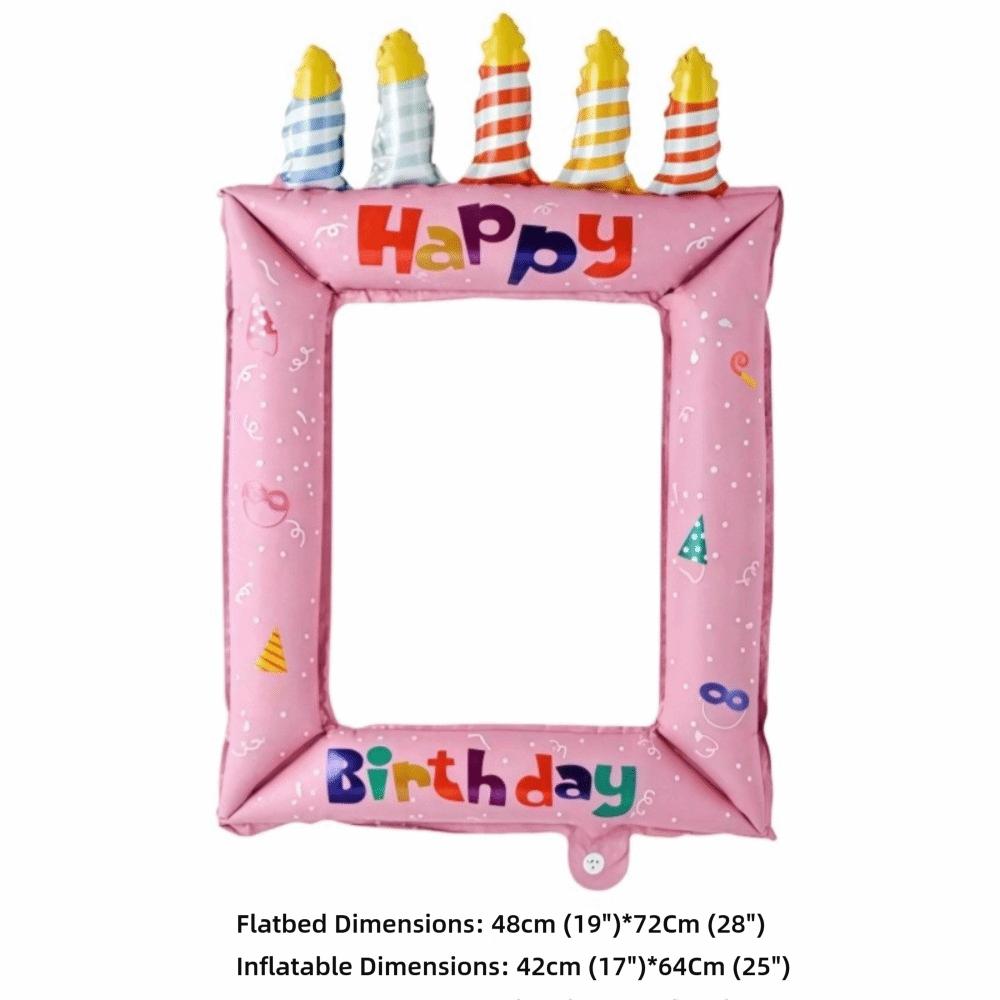 Photo Props Photo Frame Balloons Large Inflatable Balloons  Birthday Party Decorations