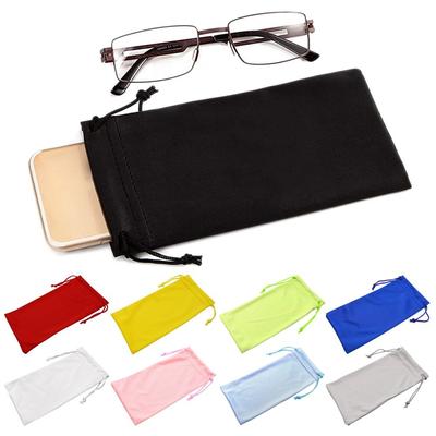 Mikrofaser Brillenetui Weiche Lesebrillen Tasche Brillen Transporttasche Brillenetui Unisex