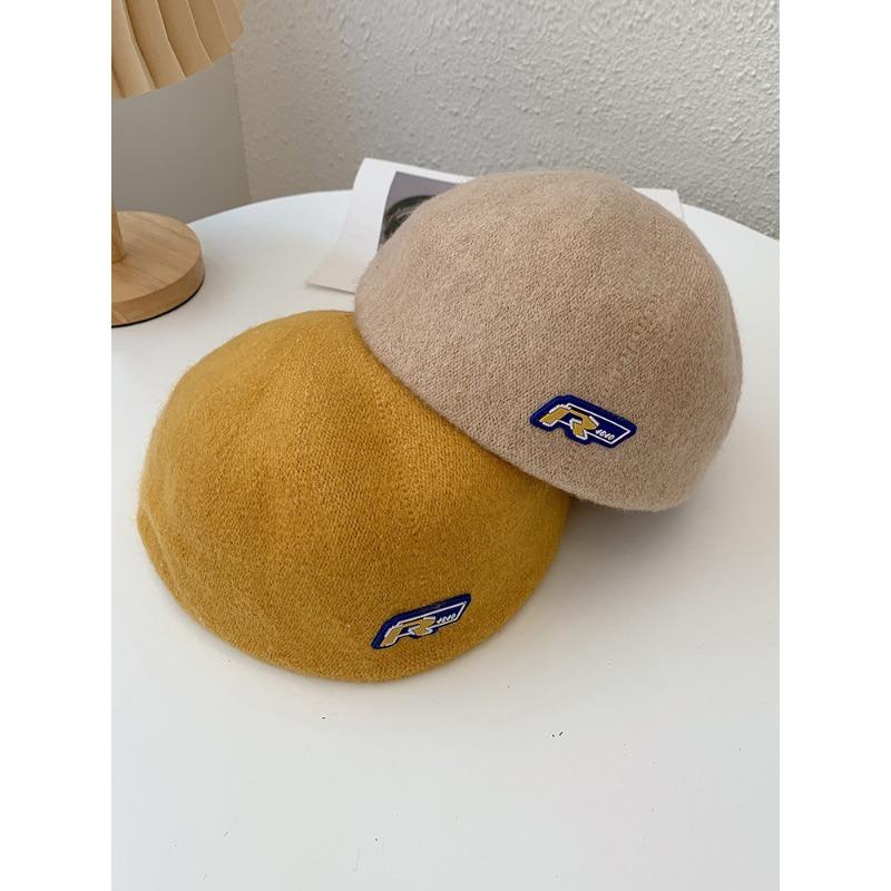 Korean New Wool Beret for Women's Spring and Autumn Style British Retro Painter Hat Trend Forward Hat Wear Autumn and Winter