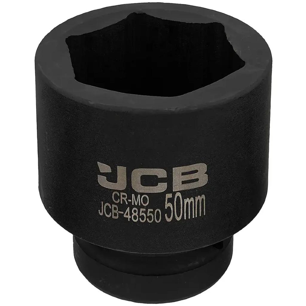 JCB Impact Socket 1" 50mm 6-Point Cr-Mo Socket Wrench