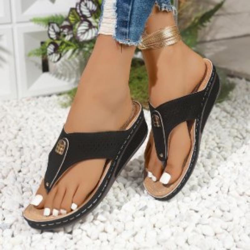 Womens Flat Thong Sandals Comfortable Walking Summer Casual Flip Flops for Women