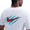 Nike Ja Morant Comfortable Soft Knitted Fashion Short Sleeve T-Shirt Men Tops White HV1691-100