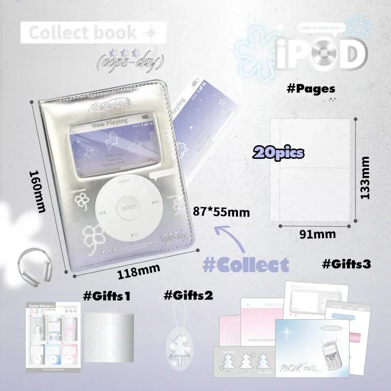 Retro Shape Card Photo Album for 3 Inch Kpop Star Small Photo Card Collection Book Creative Design Card Binder Chasing Gifts