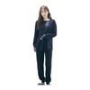 [Emefeel] Fluffy Waffle with Belly Band, Room Wear, Women's Sweatshirt, Pajamas (Top and Bottom Set/Long Sleeve), Warming, Cold Protection, Loose,