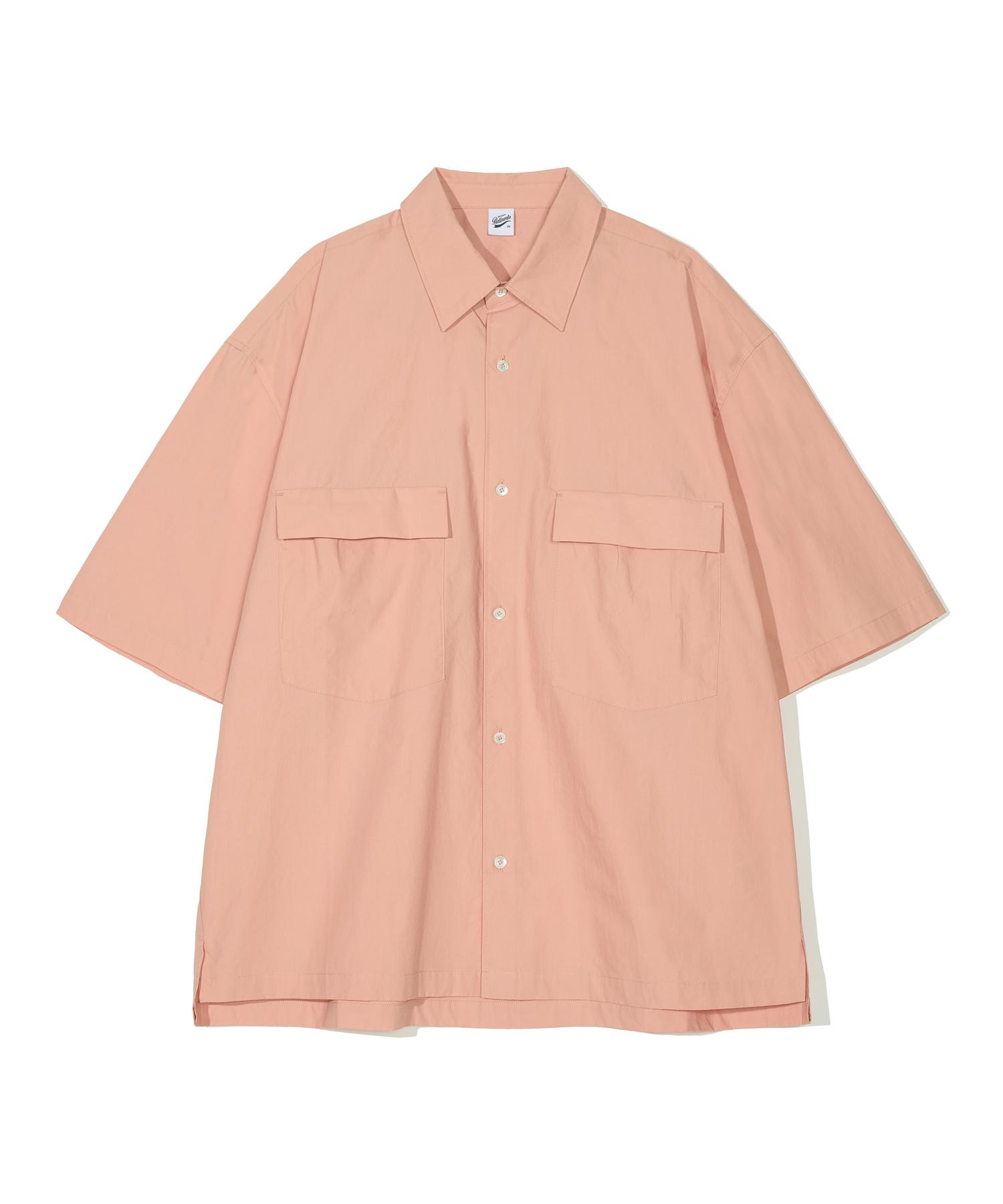 Partimento Utility Half Shirt Pink -Pink