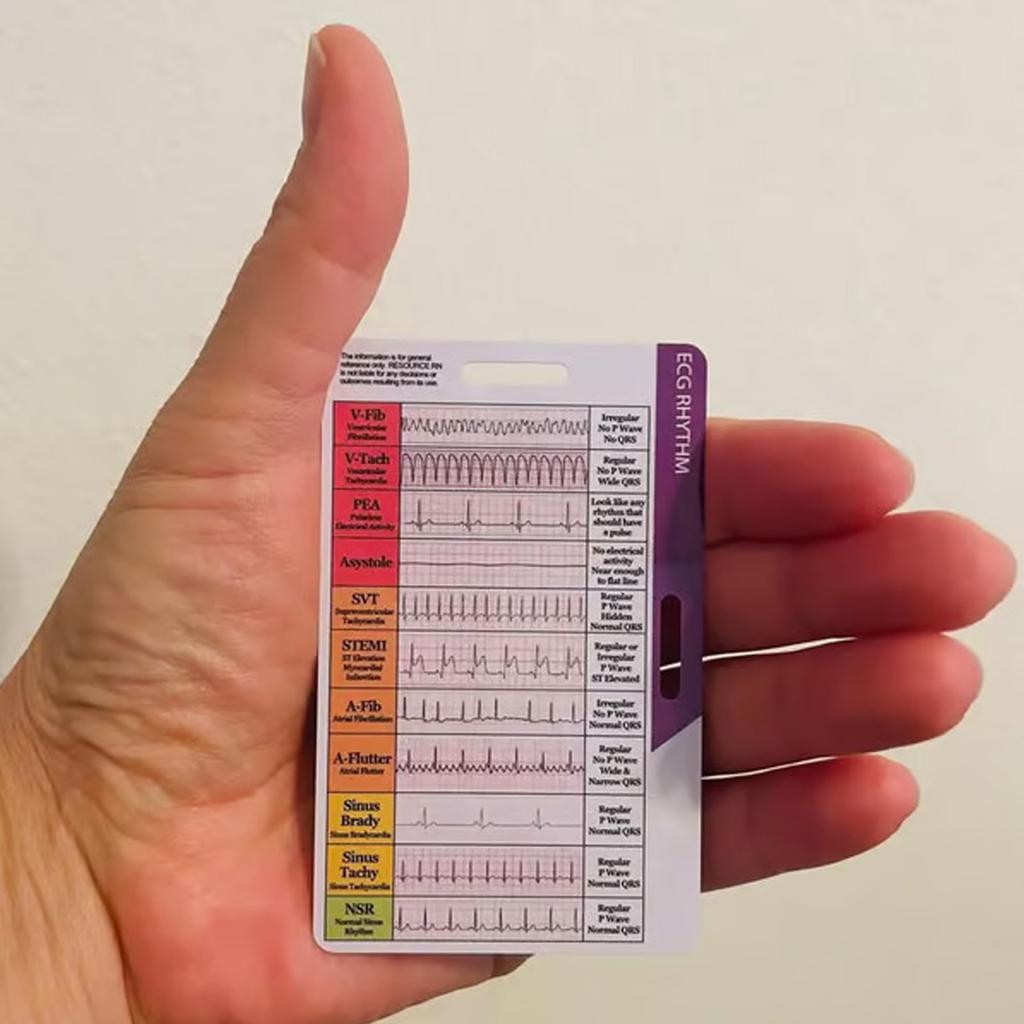 Rhythm Pocket Reference Card For Teaching Practicing Music Enthusiasts Portable Designs With Clear Marking Easy Reading