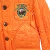 Unused RALPH LAUREN Quilted Jacket 7 Orange Tagged Women Used