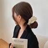 Fluffy Pleated Scrunchie Large Intestine Hair Tie For Women High Ponytail Elastic Big Hair Ring Girl French Headdress Headwear