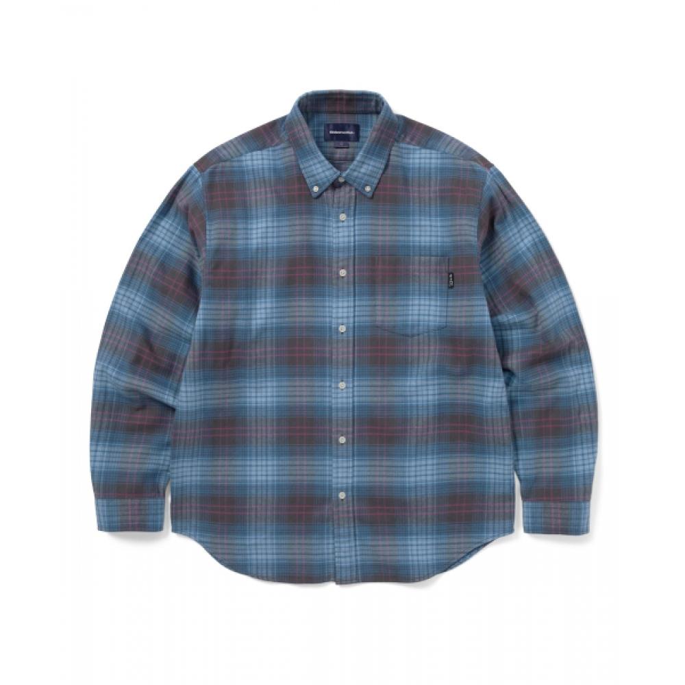 Thisisneverthat Flannel Check Shirt Blue S