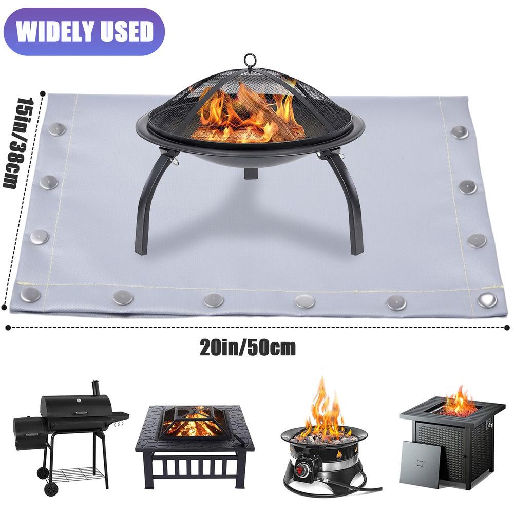 

For Picnics For Backyard Events As Shown Fireproof Mat Fireproof Mat For Barbecue Bbq Accessory Heat Resistant China Mainland