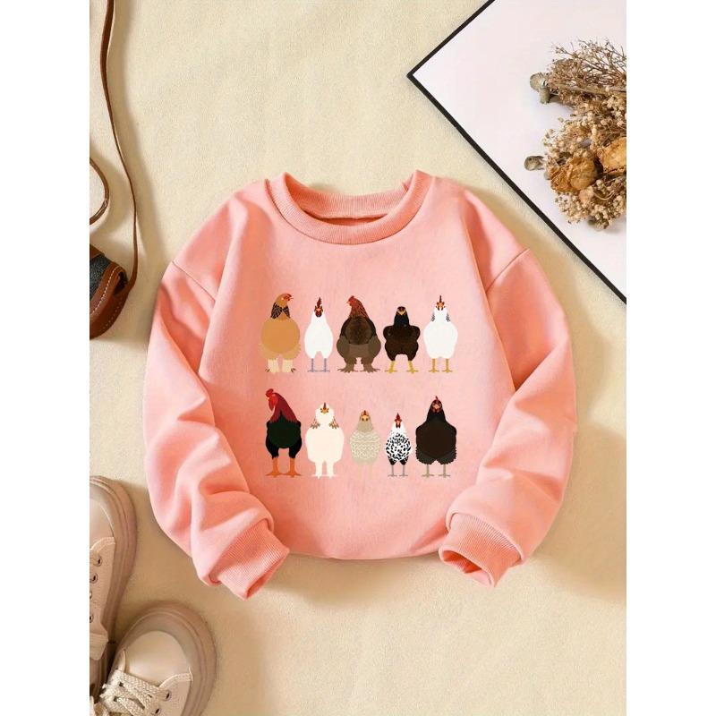 Kids Sweatshirt Creative Letter Pattern Fashion Casual Round Neck Sweatshirt Suitable for Daily Party and Vacation Gift