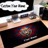 Custom Name Mouse Pad FC Osasuna Golden Lion Mouse Pad Desk Mat, Non-Slip Rubber Backer Pad For Computer Notebook Gaming Mouse Pad Birthday Gift
