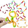 4Pcs Fun and Educational Twist Music Puzzle Toys for Kids-Vent Deformation Rope Knot Pressure Children Toys Gift