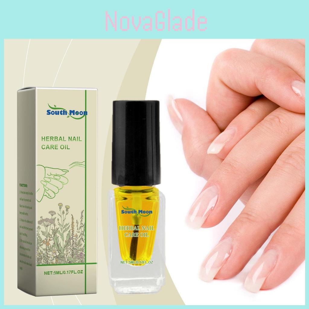 Herbal Nail Care Oil Nourishing Formula For Healthy Shine And Strong Nails 5ml