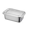 Ice Cream Box Stainless Steel Freezer Containers Reusable Sealed Storage Household Fridge Accessories Long Term Preservation