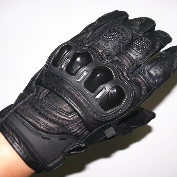 Men s outdoor four-season locomotive racing equipment breathable shock absorption protective off-road riding gloves M чёрный