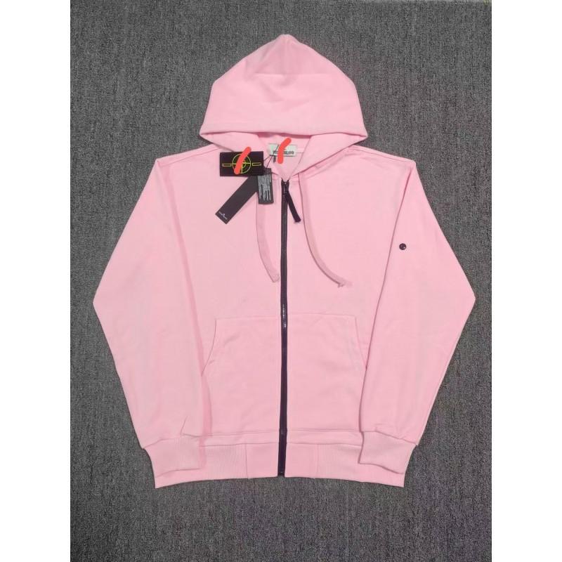 Stone Island Compass Patch Basic Hoodless Sweatshirt Loose Fit Men Women Casual Daily Wear