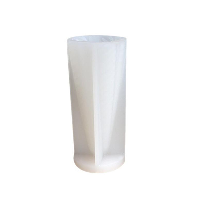 Candle Mould Resin Casting Molds DIY 3D Silicone Mould Cylinder Candle Molds Silicone Mold Handicrafts for Candle Making