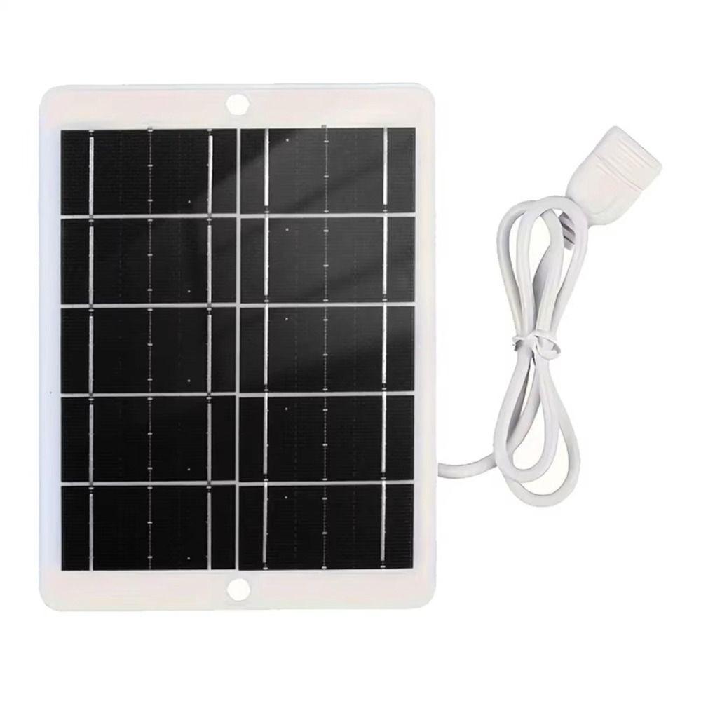 2W/4W/6W/8W Solar Panel Charger 5V Outdoor Solar Charger USB Solar Charger Panel Electric Fan