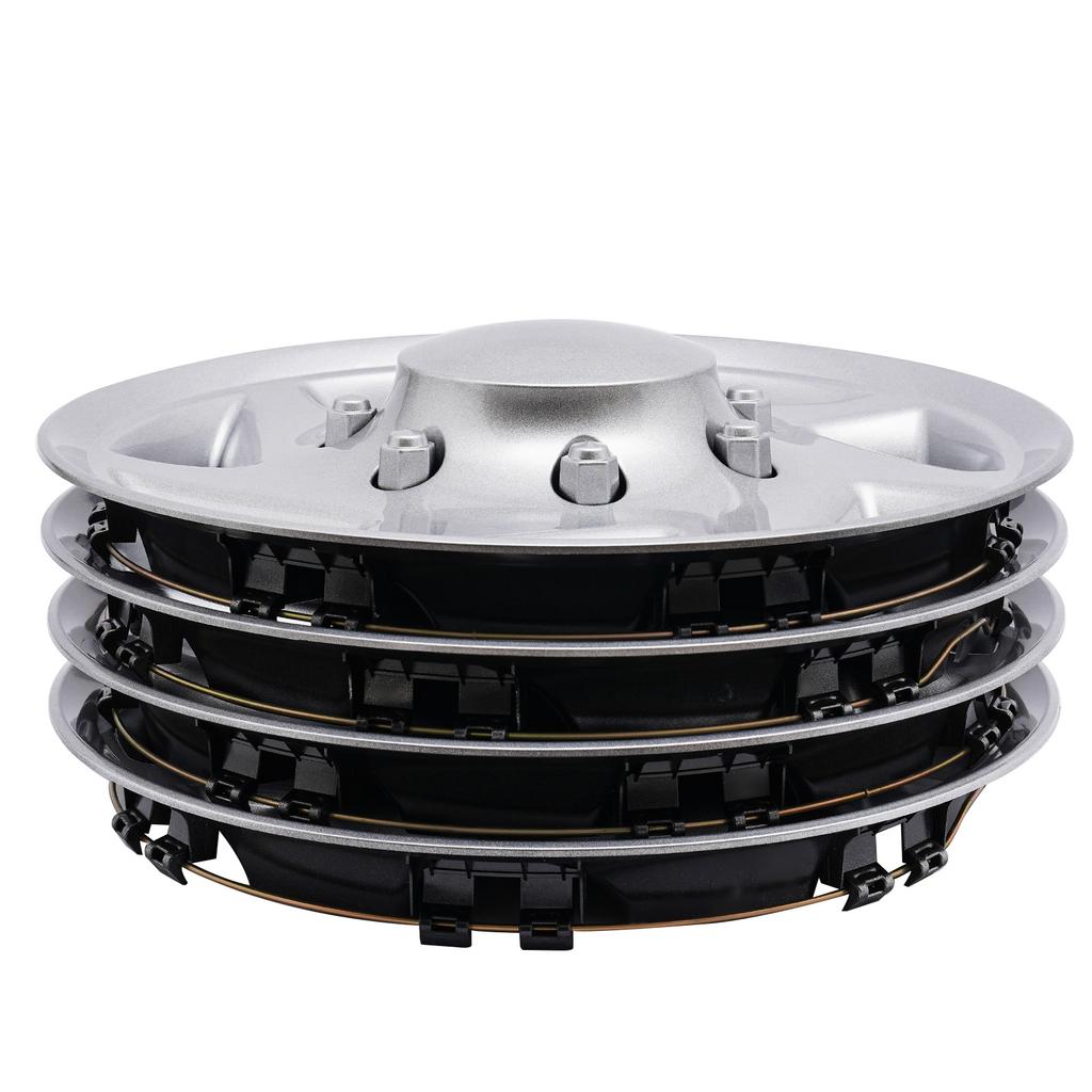 Hub Caps, Wheel Covers Fit for 99-18 Ford Econoline E250 E350 E450 Van Full Wheel Covers Hub Caps Rim Simulators