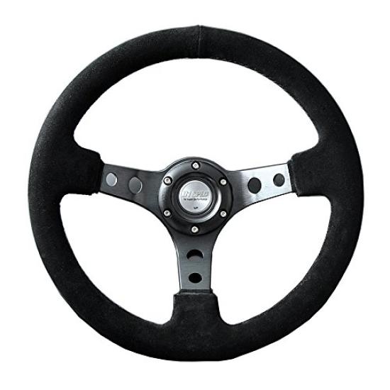 

Fortune D1 SPEC DEEP70 Рулевое колесо из оленьей кожи 33мм Черное, Диаметр, Прострочка, DSC-70330BSBK чёрный