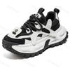 Fashion Men's Mesh Breathable Low Top Thick Soled Casual Shoes 2025 Autumn Fashion Trend Versatile Comfortable Non Slip Chunky sneakers