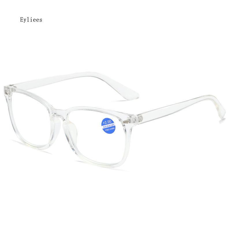 

Очки для чтения Fashion Square Full Frame, женские, для ежедневного использования, очки для дальнозоркости, защищают глаза от синего света, мужские очки 4