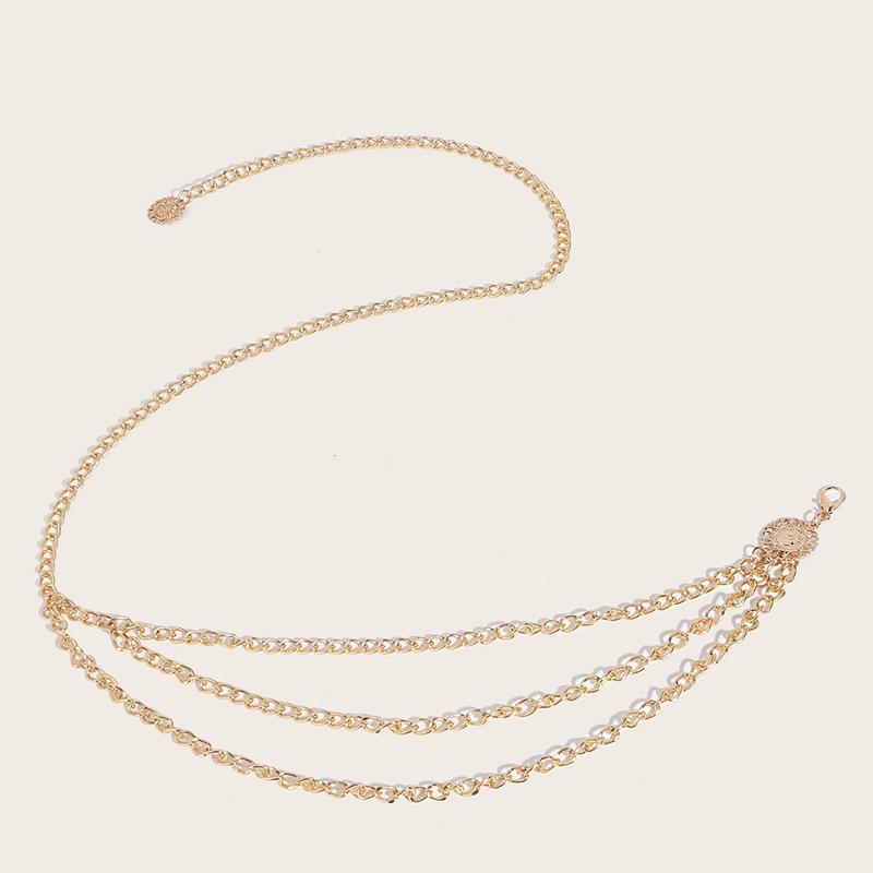 

Elegant Belt Sexy Multi-Layer Waistband For Women Girls Minimalist Versatile Dress Decoration Waist Chain Accessories