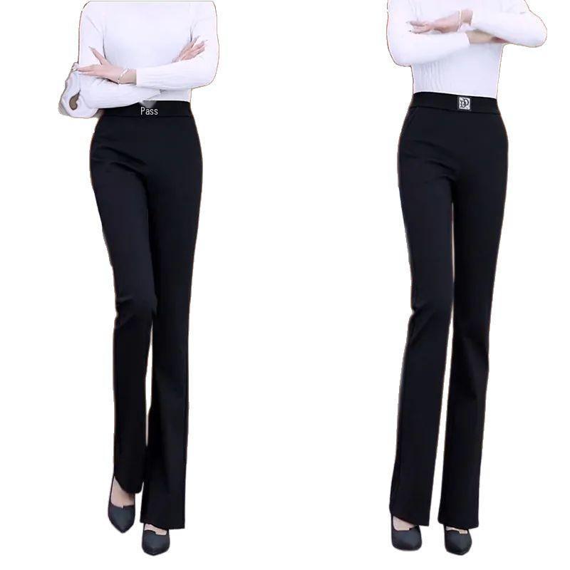 2025 Spring/Summer Women's Thickened Stretch Pants: Loose, Slimming, Straight, and Wide Leg Styles