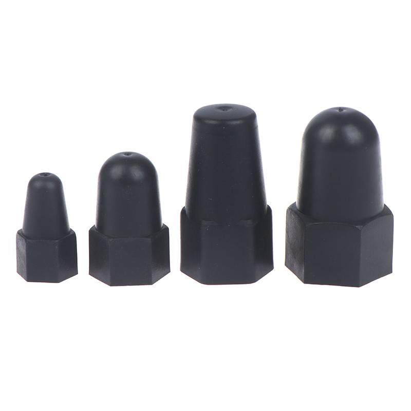 10Pcs Lengthen Nut Cap Hexagonal Nut M6 M8 M10 M12Pe Plastic Nut Protection Caps Hex Screw Protective Sleeve