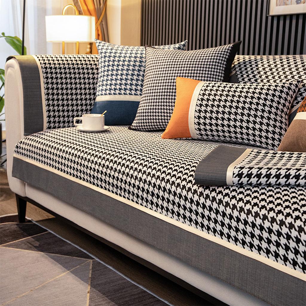 Chenille Sofa Cushion Non-Slip Stain-Resistant Anti-Scratching Non-Stick Sofa Cover Sofa Cushion Four Seasons Universal High Sense