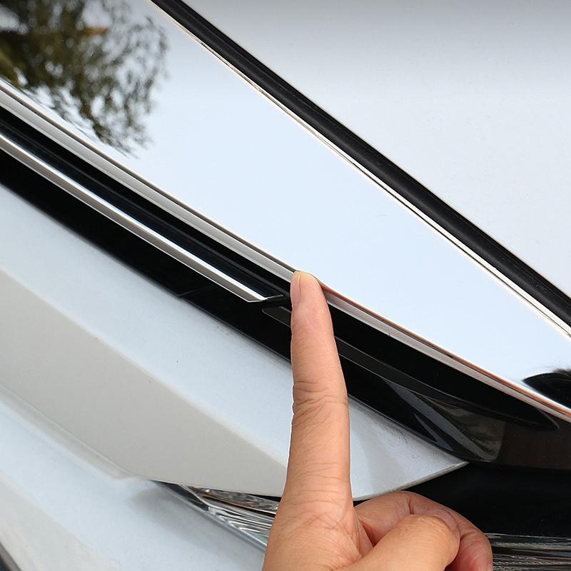 For Toyota Camry XV70 LE XLE 2018      Car Front Hood Bonnet Grill Grille Bumper Lip Molding Mesh Trim Cover