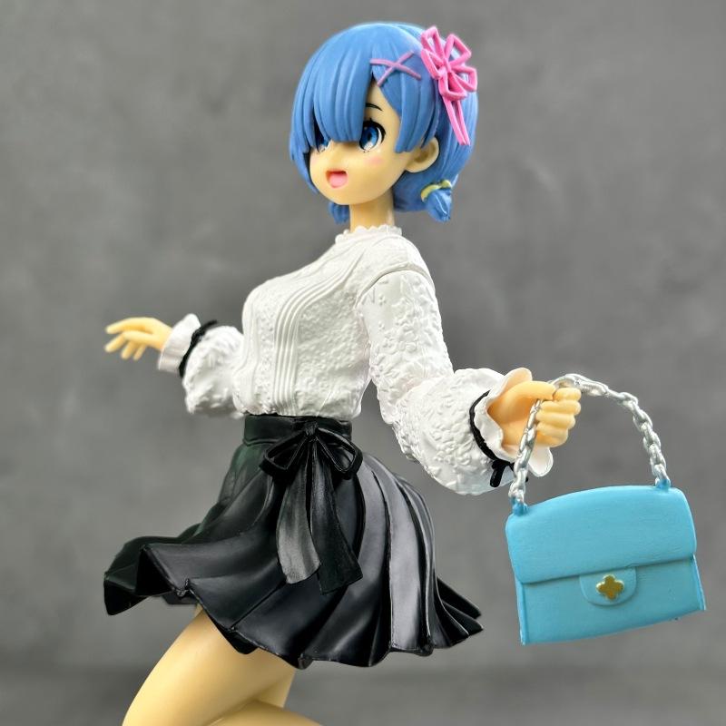 Life in a Different World from Scratch: Rem’s Different Color Standing Two-Dimensional Beautiful Girl Figure Anime Ornament