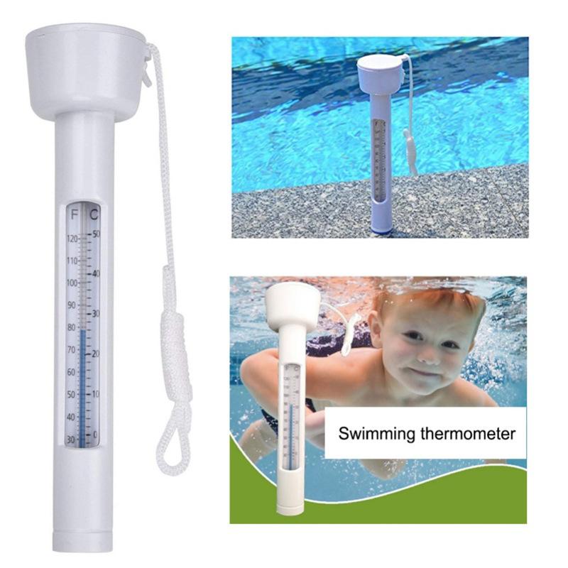 1 Stück Schwimmbadthermometer, Schwimmthermometer, Wassertemperaturmesser, Badethermometer