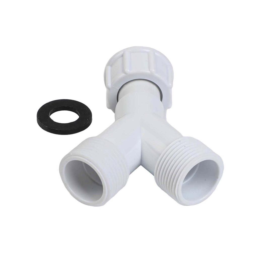 Y Splitter Joiner Dual Inlet Y Tee Connector Adapter For Washing Machines Maximize Water Connection Flexibility