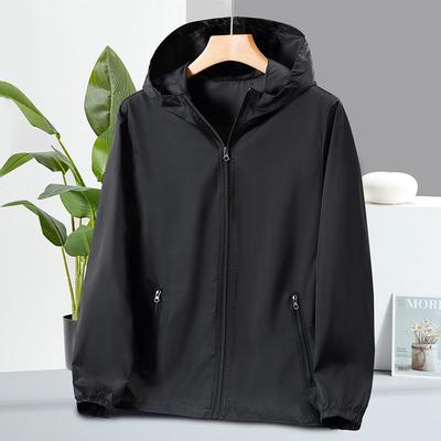 Sunscreen Coat Men's Outdoor Sportswear UV Protection Breathable Lightweight Jacket Men Windbreaker Anti-Uv Fishing Skin Clothes
