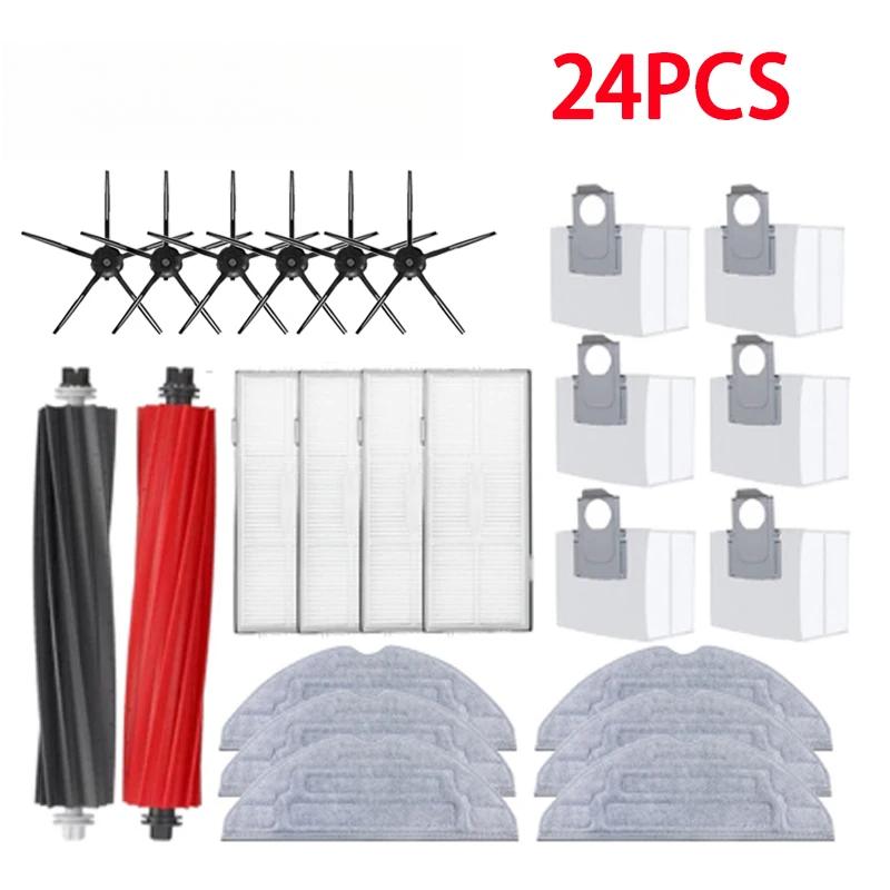 For Roborock S8 S8 Pro Ultra S8+ Accessories Mop Choth Vacuum Bags Side Brush Filter Replaceable Robot Vacuum Cleaner Parts
