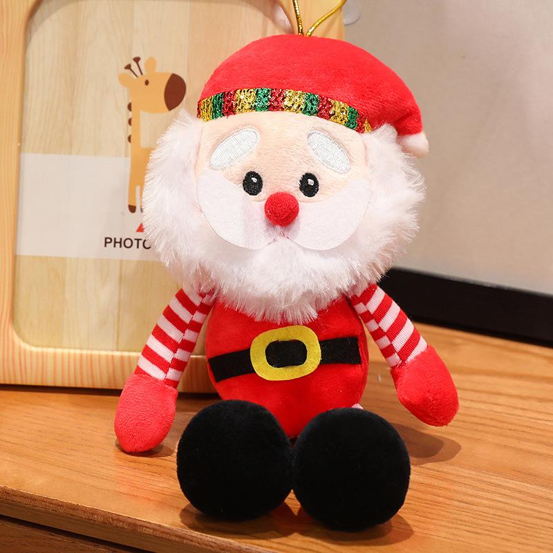 Santa Plush Christmas Toys Elk Dolls Snowman Elf Decoration Christmas Gifts