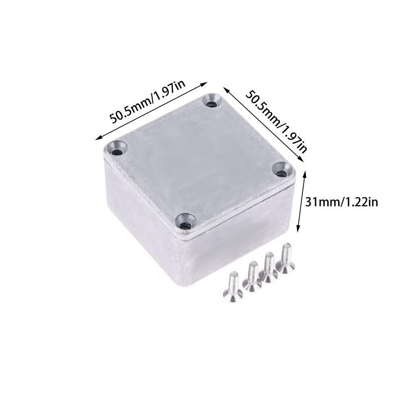 Guitar Accessories Guitar Effect Pedal Enclosure With Screws Die Cast Aluminium Box Enclosures Aluminum Stomp Box Enclosure