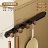 Magnetic Suction Hook Behind the Door, Row Hook, No Punching, Household Kitchen, Bathroom Adhesive Hook, Strong, Non-falling, Seamless Coat Hook