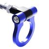 Blue Track Racing Style Tow Hook Ring For Mercedes W205 C, W212 W213 E, GLC CLS