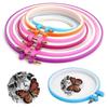 5Pcs/Set New Plastic Embroidery Cross Stitch Hoop Set Hoop Frame Adjustable Sewing Tools Supplies DIY Apparel Sewing Supplies