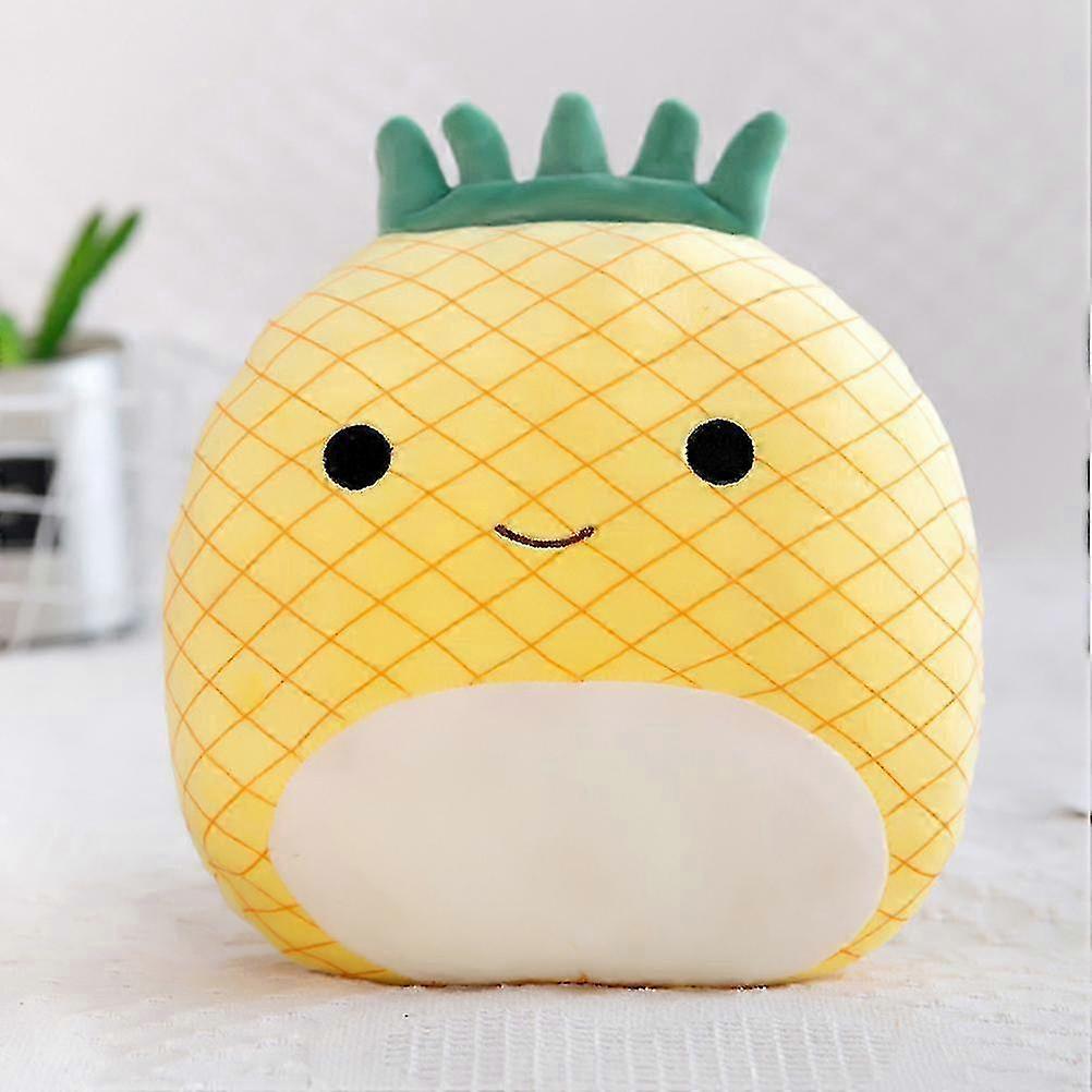 New Original: 11in Plush Pineapple Toys Ultrasoft Stuffed Cute Plush Doll Soft Plush Hugging Toy PillowRecreated: 11in Plush Pineapple Pillow Toy