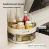 Dönen Mutfak Baharatlık & Baharat Düzenleyici - Şişeler ve Kavanozlar için Çok Fonksiyonlu Köşe Depolama
