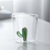Pahar din Sticlă cu Bule 3D Realizat Manual Formă Tridimensională Animal și Plantă Formă Rezistent la Căldură Pahar Borosilicat pentru Băuturi & Cadouri