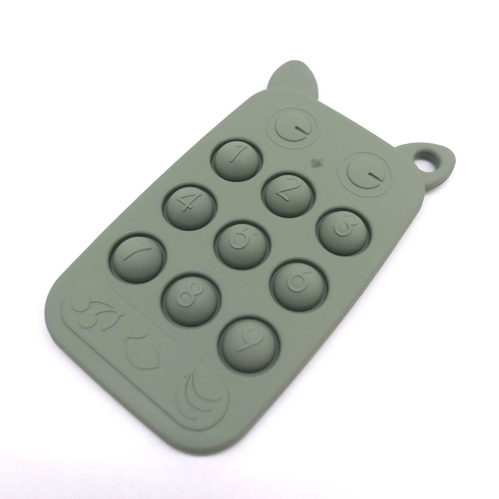 Giocattoli Svezzamento Silicone per Bambini, Dentizione, Periodo Appettito Orale, Soothing Remote Control Teething Bites Exterminator